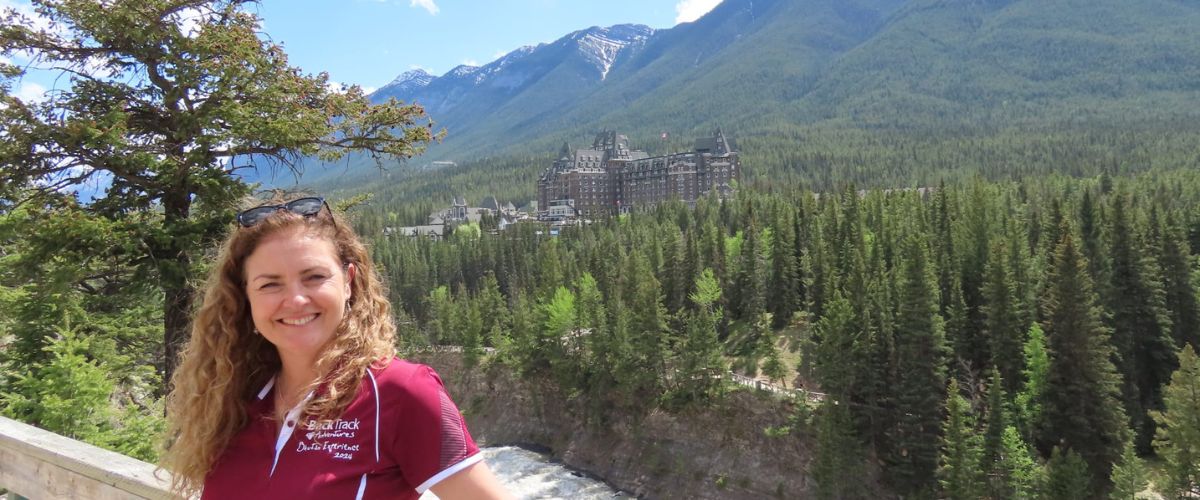 Leanne at Lake Louise
