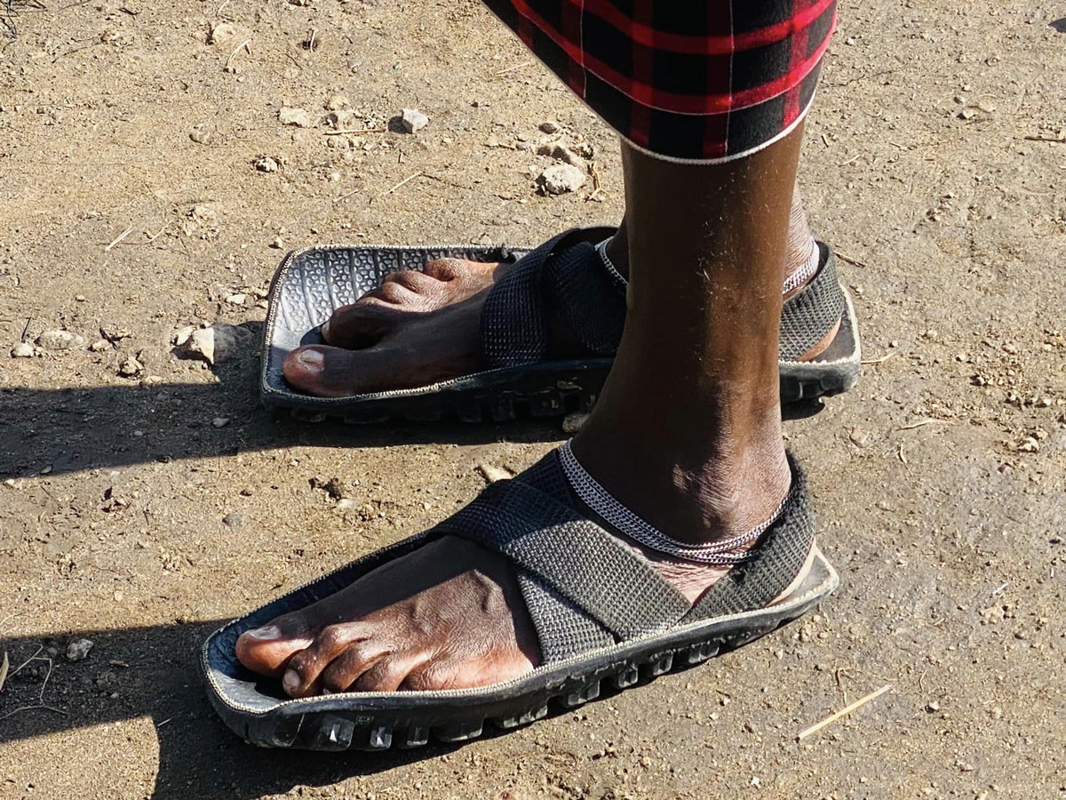 Maasai footwear – repurposed.