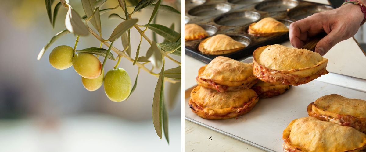 Olives and Panzerotti